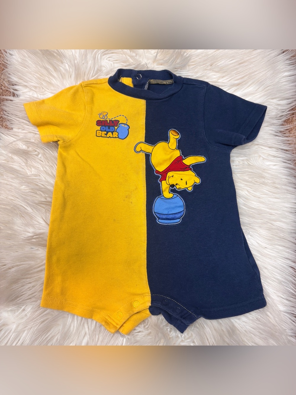 Vintage Winnie The Pooh Outfit Wonderful World Of Disney Tigger Size 18m Romper